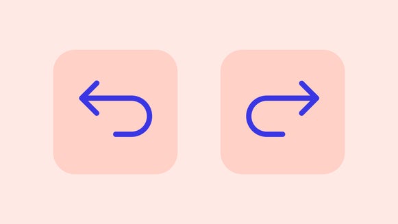 Undo arrows illustrating BeFunky’s photo editing shortcut Ctrl + Z