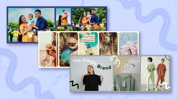 Facebook cover photo collages for a variety of special niches and styles