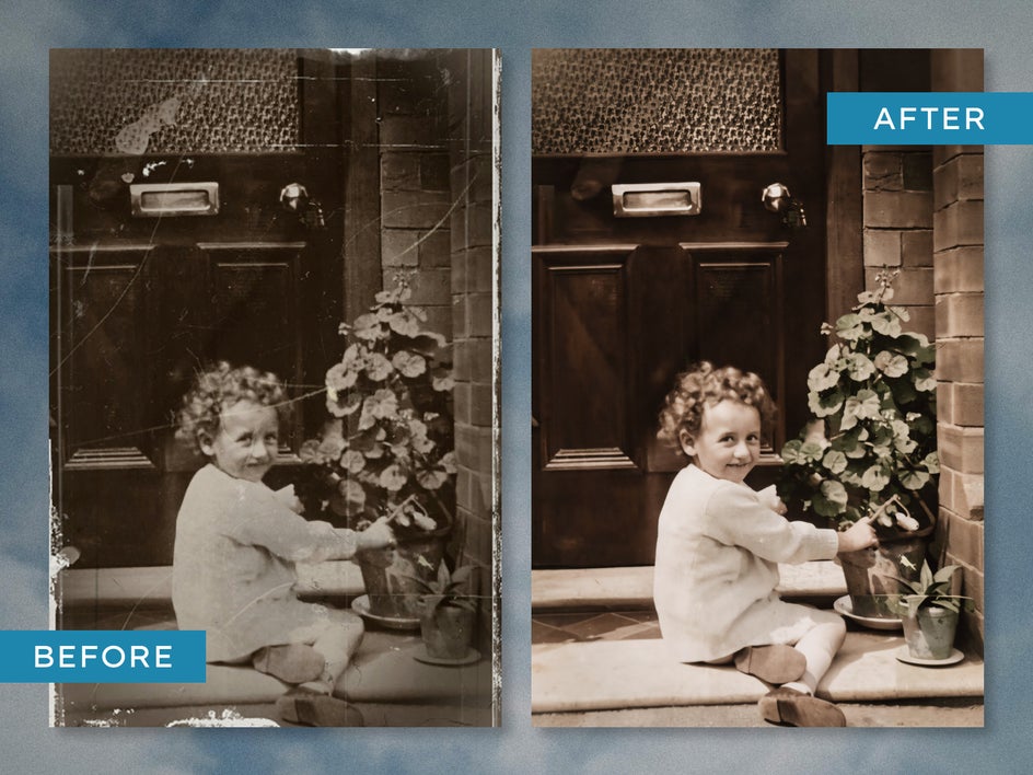 Clarify Old Photo Damaged