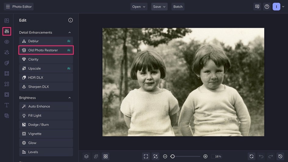Clarify Old Photo Tutorial 1