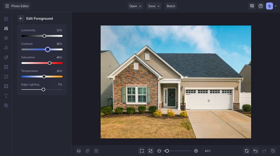 edit foreground tab of sky replacer to edit property features