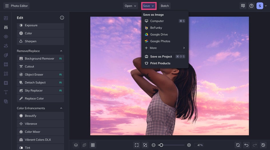 save sky replacer