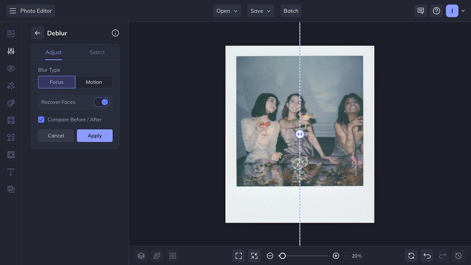 Vintage Photo Enhancing Deblur