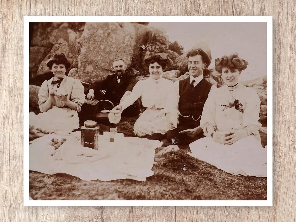 Upscaler applied to vintage photo to increase image size and quality
