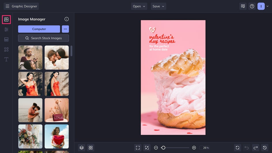 Image Manager to replace template imagery